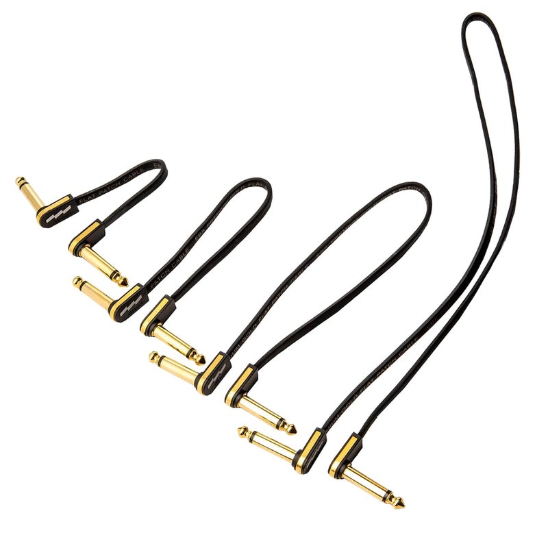EBS PG-18 Gold Flat Patch Cable - 18 Centimeter, Angle-Angle - Image 2